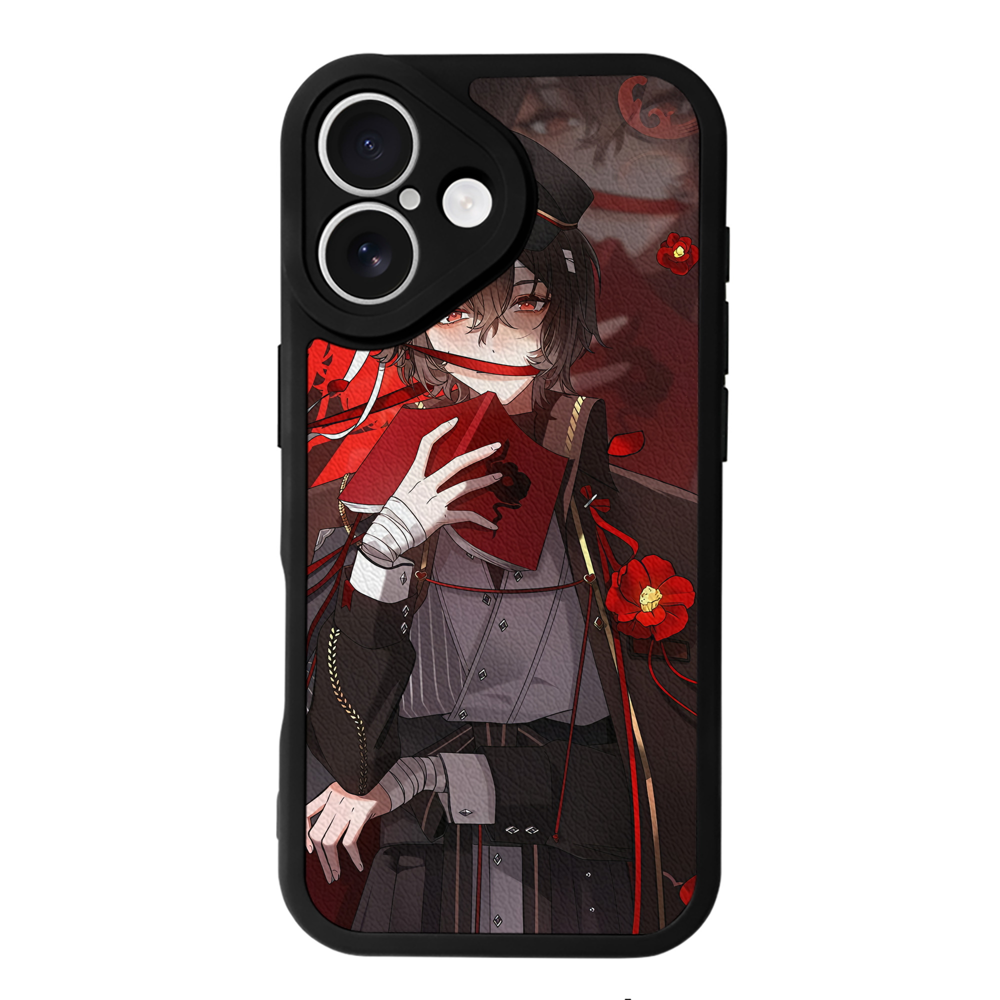 （画像用） 文豪ストレイドッグス Bungo Stray Dogs 【iPhone 16シリーズ対応】シリコンスマホケース（レザー調） 材質：シリコン